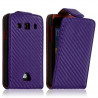 Housse coque étui gaufré pour Samsung Galaxy Xcover couleur violet