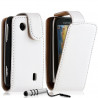 Housse coque etui pour Sony Ericsson Txt Pro CK15i couleur Blanc + Mini Stylet + Film Ecran