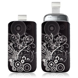 Housse coque étui pochette pour Samsung Galaxy Naos i5801 avec motif