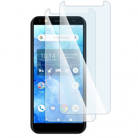 Verre Fléxible Dureté 9H pour Smartphone Logicom Le Hola (Pack x2)