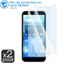 Verre Fléxible Dureté 9H pour Smartphone Logicom Le Hola (Pack x2)