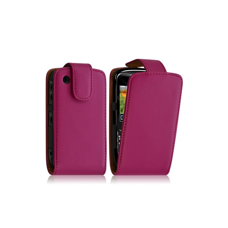 Housse coque étui pour Blackberry Curve 8520 couleur rose fushia