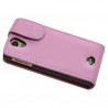 Housse coque etui pour Sony Ericsson XPERIA Ray couleur rose + film protecteur