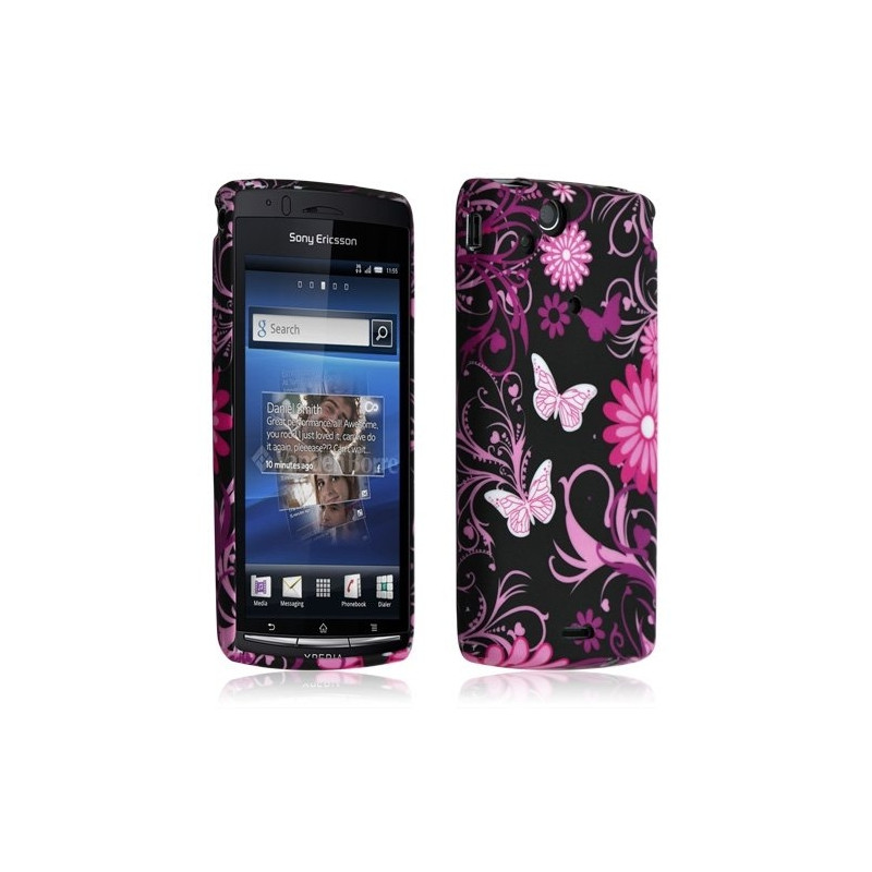 Housse coque étui gel pour Sony Ericsson Xperia Arc / Arc S motif HF13