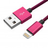 Chargeur (ROSE) Voiture Allume-Cigare + Câble Lightning pour Iphone 12 Pro