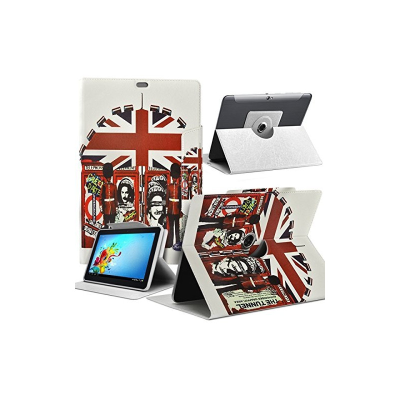 Housse Etui Motif MV05 Universel S pour Tablette Polaroid Executive+ 7"