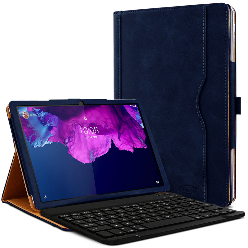 Clavier AZERTY + Étui de Protection Noir pour Lenovo Tab P11 (2021) TB-J606