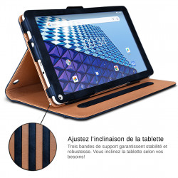 Etui de Protection et Support Noir pour Tablette Archos Access 101 Wifi