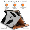 Etui de Protection et Support Noir pour Tablette Archos Access 101 Wifi