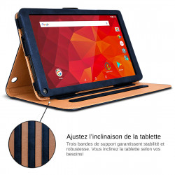 Etui de Protection et Support Noir pour Tablette Logicom La Tab 105