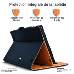 Etui de Protection et Support Noir pour Tablette Logicom La Tab 105