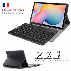 Étui de Protection Slim (Noir) + Clavier Bluetooth pour Samsung Galaxy Tab A 10.1 SM-T510 2019