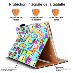 Etui de Protection et Support Noir pour Tablette Thomson Teo10R-BK16C