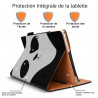 Etui de Protection et Support Noir pour Tablette Thomson Teo10R-BK16C