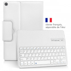 Étui Noir Clavier Azerty Bluetooth pour Apple iPad 8 10.2 (8e Gén 2020)