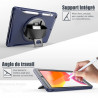 Coque Protection Intégrale Support (Noir) pour Apple iPad 8 10.2 Pouces (2020)