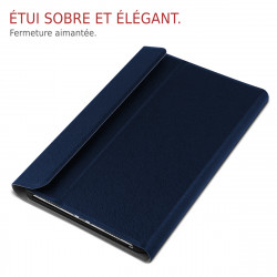 Étui de Protection Slim (Noir) + Clavier Bluetooth pour Apple iPad 7 10.2 Pouces (2019)