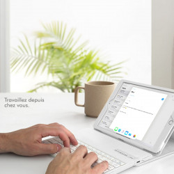 Étui Clavier Azerty Bluetooth pour Huawei Mediapad M5 Lite 10.1"