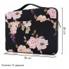 Sacoche Housse de Protection (S-Fleur 3) pour Apple MacBook Pro 13"