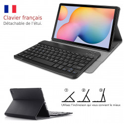 Etui Clavier Français Azerty Bluetooth pour Samsung Galaxy Tab A 10,1 T580