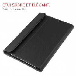 Etui Clavier Français Azerty Bluetooth pour Samsung Galaxy Tab A 10,1 T580