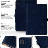 Pack Étui de Protection Bleu + 1 Verre Trempé pour Samsung Galaxy Tab A8 (2022) 10.5"