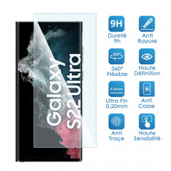 Verre Fléxible Dureté 9H pour Smartphone Samsung Galaxy S22 5G (Pack x2)