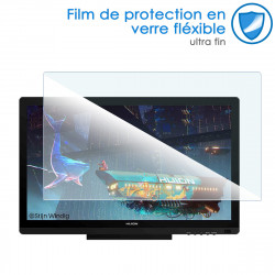 Protection écran en Verre Fléxible pour Tablette Graphique HUION KAMVAS 20 19,53 Pouces