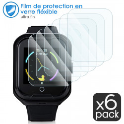 [Pack x6] Verre Fléxible Dureté 9H pour PTHTECHUS S102 Montre connectée