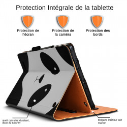 Etui de Protection et Support Noir pour Tablette Logicom La Tab 105