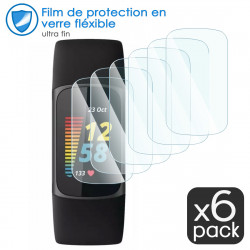 [Pack x6] Verre Fléxible Dureté 9H pour Fitbit Luxe Montre connectée