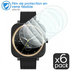 [Pack x6] Verre Fléxible Dureté 9H pour Montre Bozlun w35 HD sports