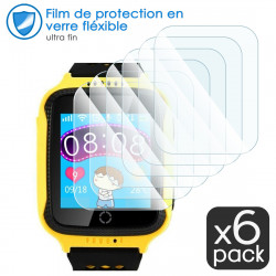 [Pack x6] Verre Fléxible Dureté 9H pour Montre Enfants PTHTECHUS PTH S12