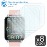 [Pack x8] Film de Protection pour Ordtop Smartwatch 1,69 Montre Sport Podometre Cardiofrequencemètre