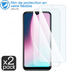 Verre Fléxible Dureté 9H pour Smartphone Logicom Le Flow (Pack x2)