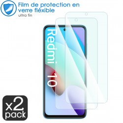 Verre Fléxible Dureté 9H pour Smartphone Xiaomi Redmi 10 2022 (Pack x2)