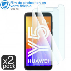 Verre Fléxible Dureté 9H pour Smartphone Huawei Y5p (Pack x2)