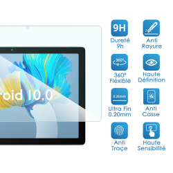 Protection en Verre Fléxible pour Tablette 10 Pouces Veidoo