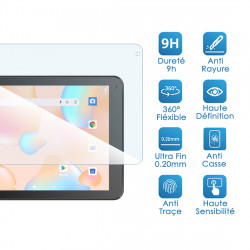 Protection en Verre Fléxible pour Tablette Logicom La Tab 128