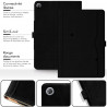 Étui Housse de Protection Support Noir pour Apple iPad Air 1 / Air 2 (9.7 Pouces)