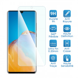 Verre Fléxible Dureté 9H pour Smartphone HUAWEI P30 Pro New Edition (Pack x2)