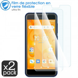 Verre Fléxible Dureté 9H pour smartphone Konrow City 4 (Pack x2)