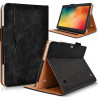 Pack Etui (Noir) + Clavier Azerty + Verre Flexible pour Tablette Logicom La Tab 105