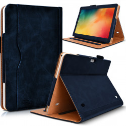 Pack Etui (Noir) + Clavier Azerty + Verre Flexible pour Tablette Blackview Tab 8 10,1 pouces