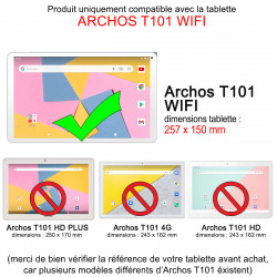 copy of Housse Etui Porte-Carte Support Universel S Couleur Rose Fushia pour Archos 45b Helium 4G