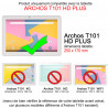 Protection en Verre Fléxible pour Tablette Archos T101 HD Plus 10,1 pouces
