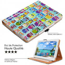 Etui de Protection et Support Bleu pour Tablette Teeno HD 10,1 pouces