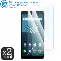 Verre Fléxible Dureté 9H pour Smartphone Essentielb HEYou 20+ (Pack x2)