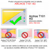 Etui de Protection et Support Bleu pour Tablette Archos T101 4G