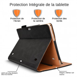 Etui de Protection et Support Noir pour Tablette Archos T101 4G